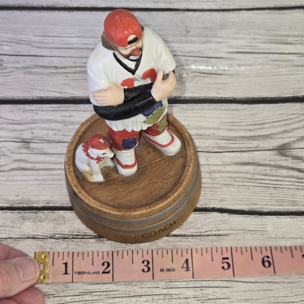 Coach Clown and Dog FigurineVintage 90's Emmett Kelly Jr Baseball Clown San Fran - Picture 5 of 9